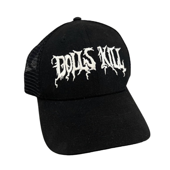 ✨ NWOT- DOLLS KILL OFFICIAL MERCH EMBROIDERED LOGO TRUCKER HAT ✨ - Picture 1 of 1